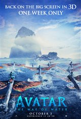 Avatar: The Way of Water 3D Movie Poster