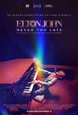 Elton John: Never Too Late Movie Poster