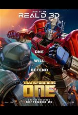 Transformers One 3D Movie Poster