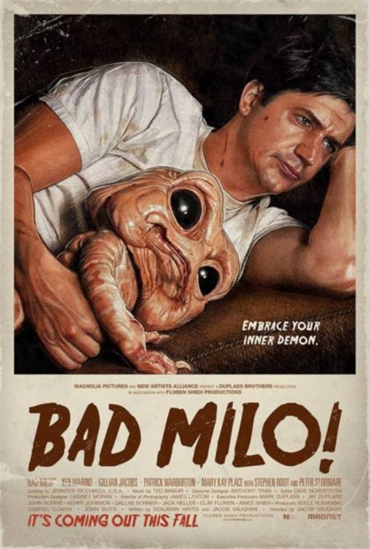 Bad Milo! Large Poster