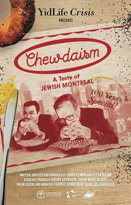 Chewdaism: A Taste of Jewish Montreal Large Poster