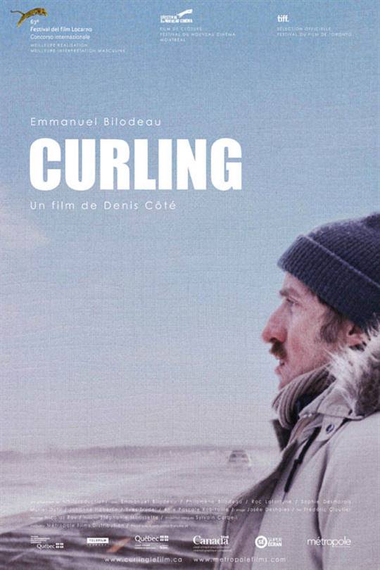 Curling Large Poster