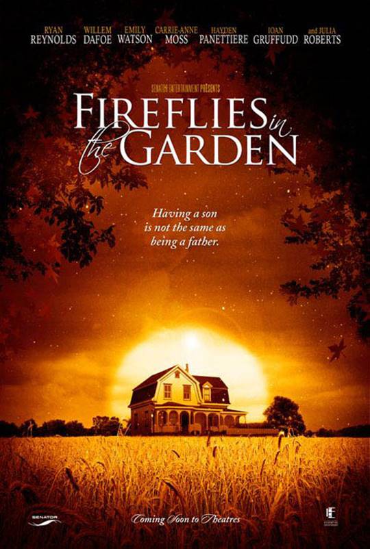 Fireflies in the Garden Large Poster