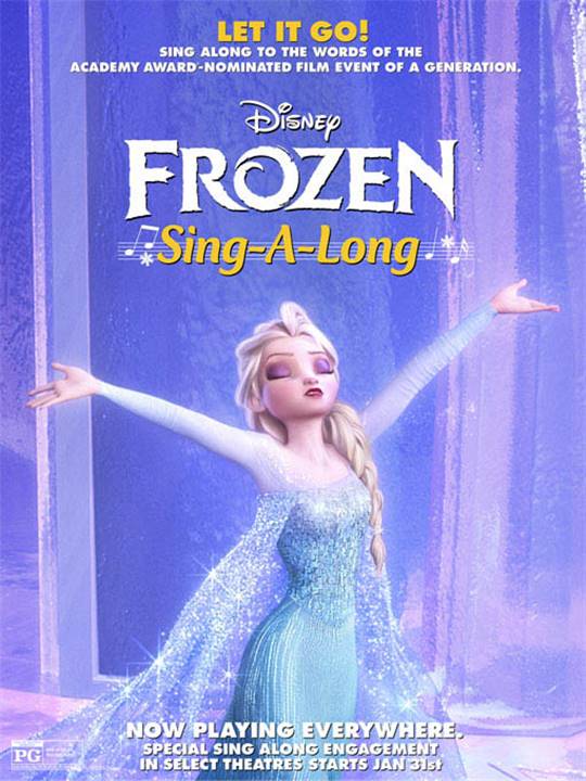 Frozen Sing-Along Large Poster