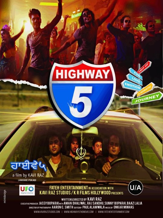 Highway 5 Large Poster