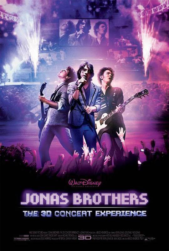 Jonas Brothers: The 3D Concert Experience Large Poster