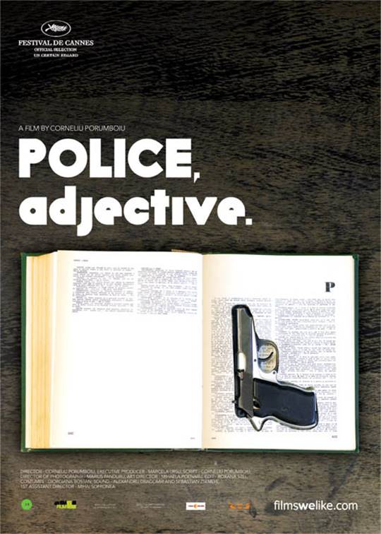 Police, adjective (Politist, adjective) Large Poster