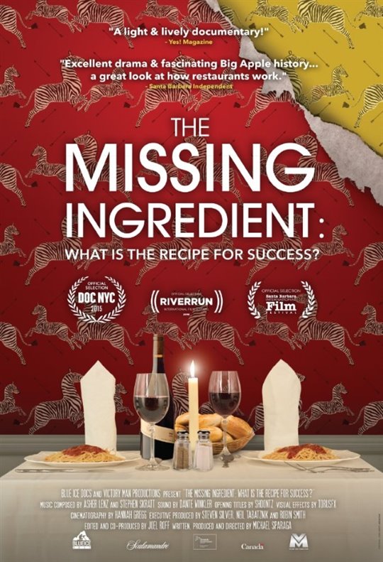 The Missing Ingredient: What is the Recipe for Success? Large Poster