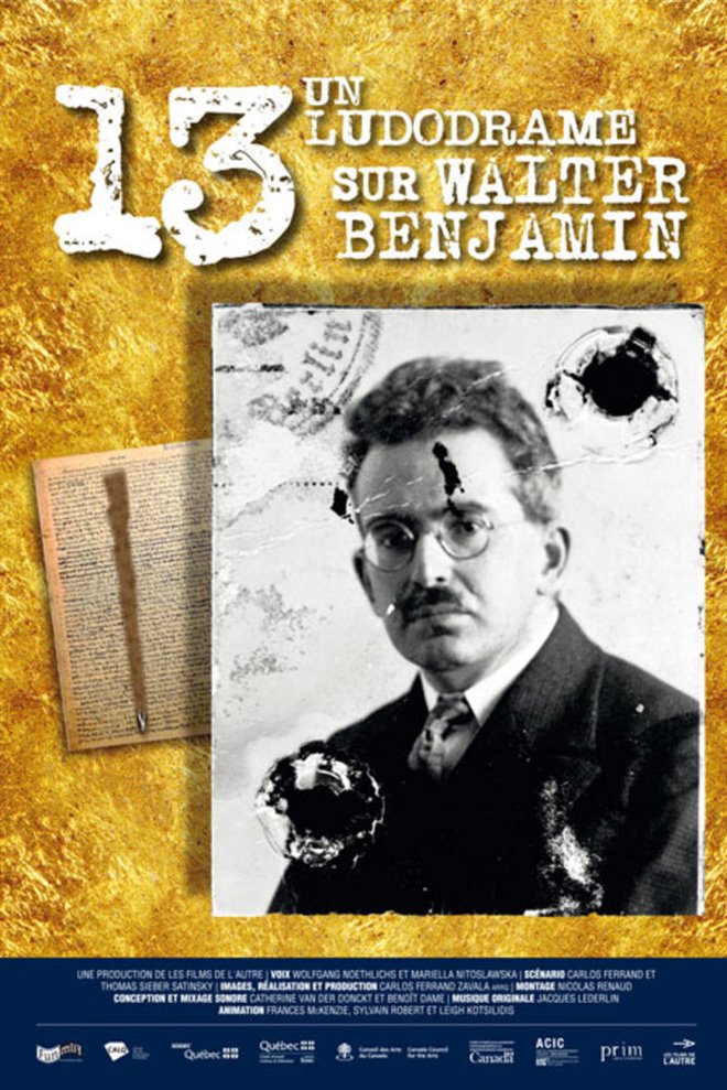 13, a Ludodrama about Walter Benjamin Large Poster