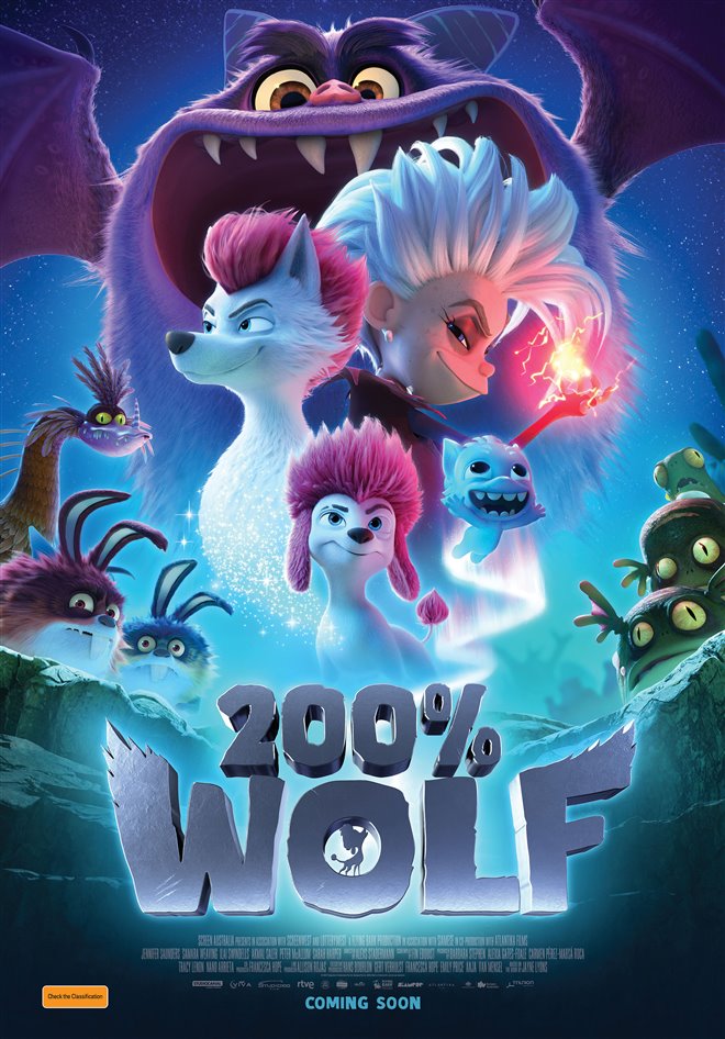 200% Wolf Large Poster