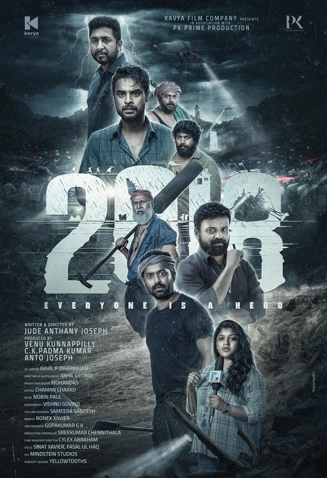 2018 (Malayalam) movie large poster.