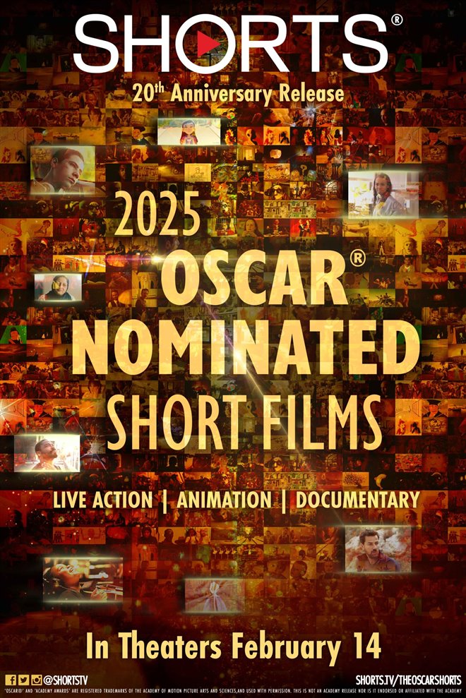 2025 Oscar Nominated Short Films Large Poster