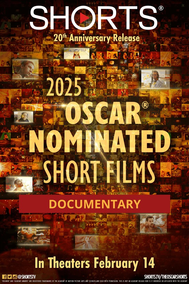 2025 Oscar Nominated Short Films: Documentary Large Poster