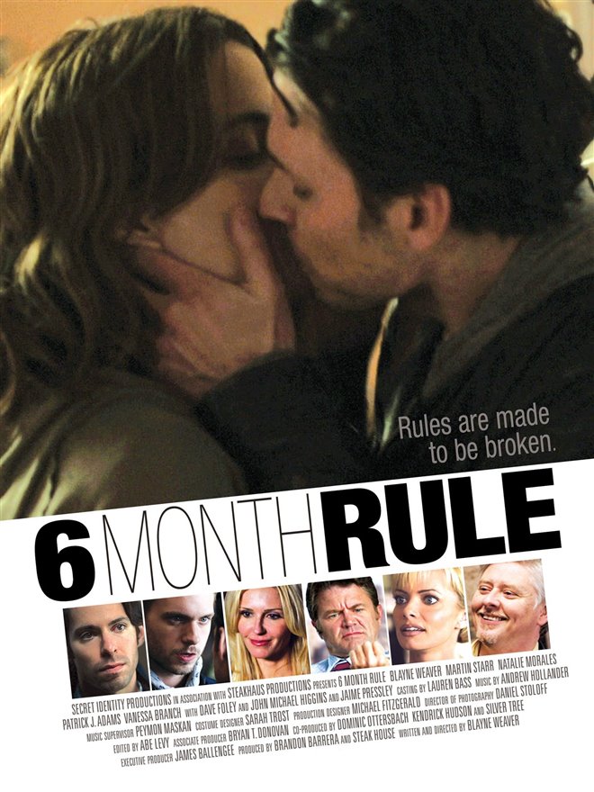 6 Month Rule Large Poster