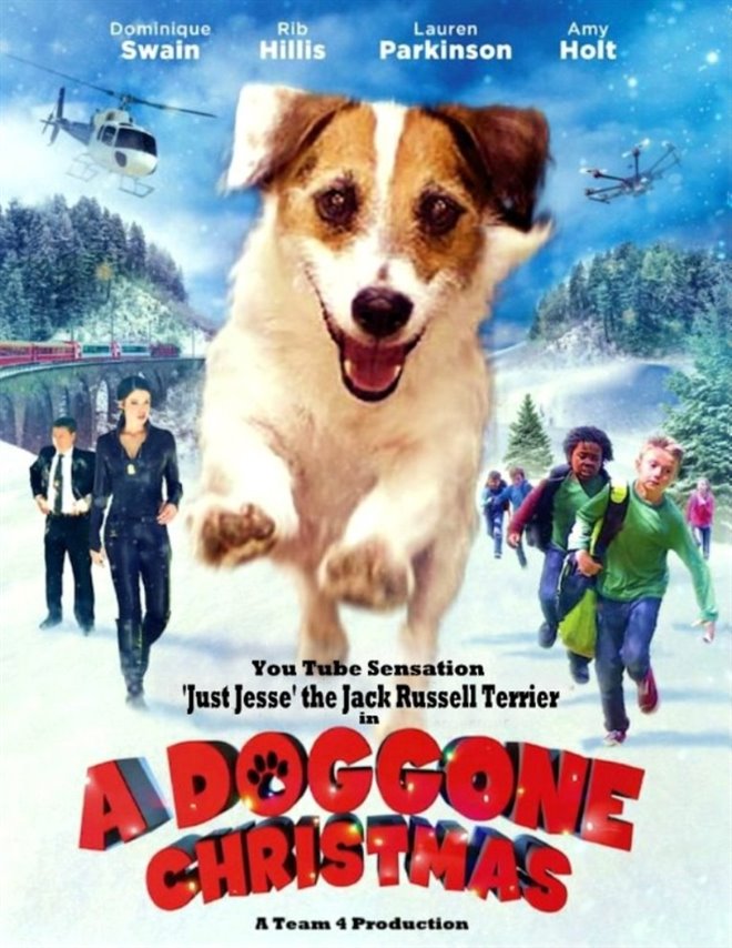 A Doggone Christmas Large Poster