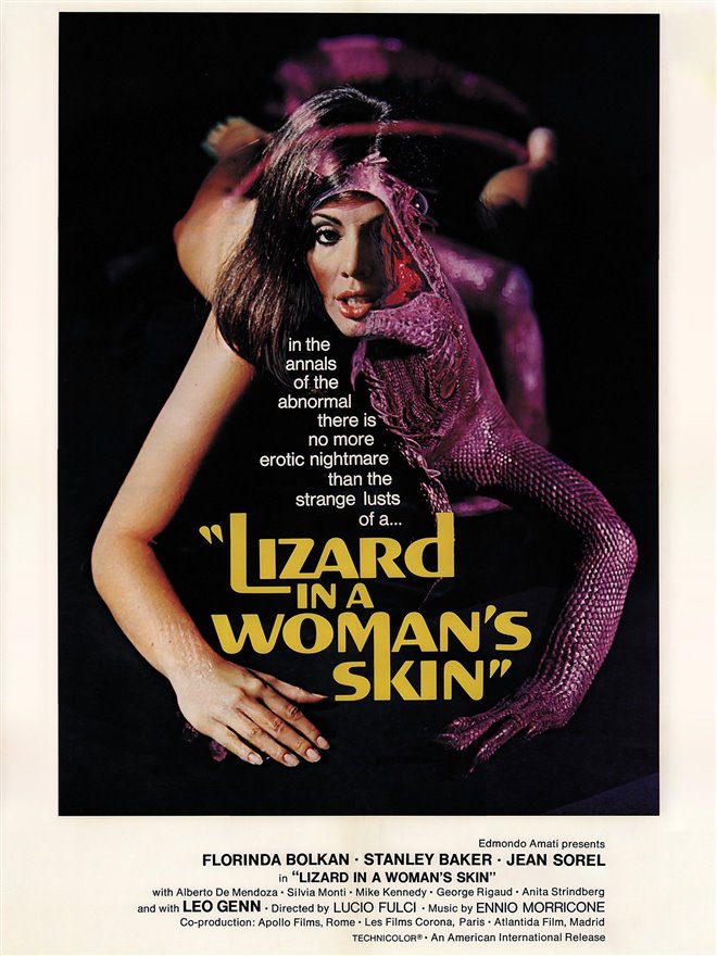 A Lizard in a Woman's Skin Large Poster