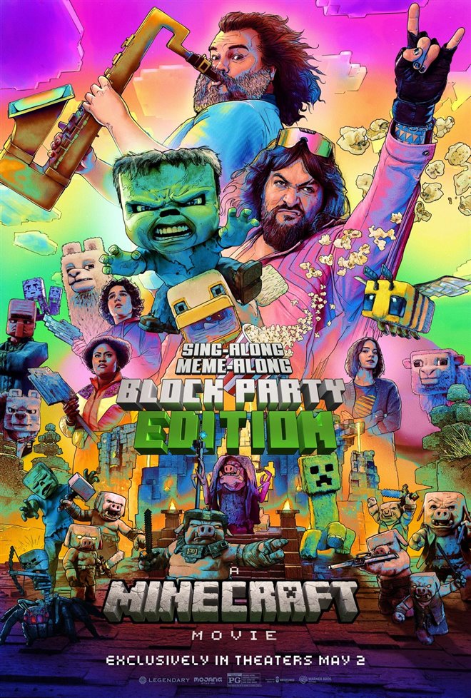 A Minecraft Movie: Block Party Edition Large Poster