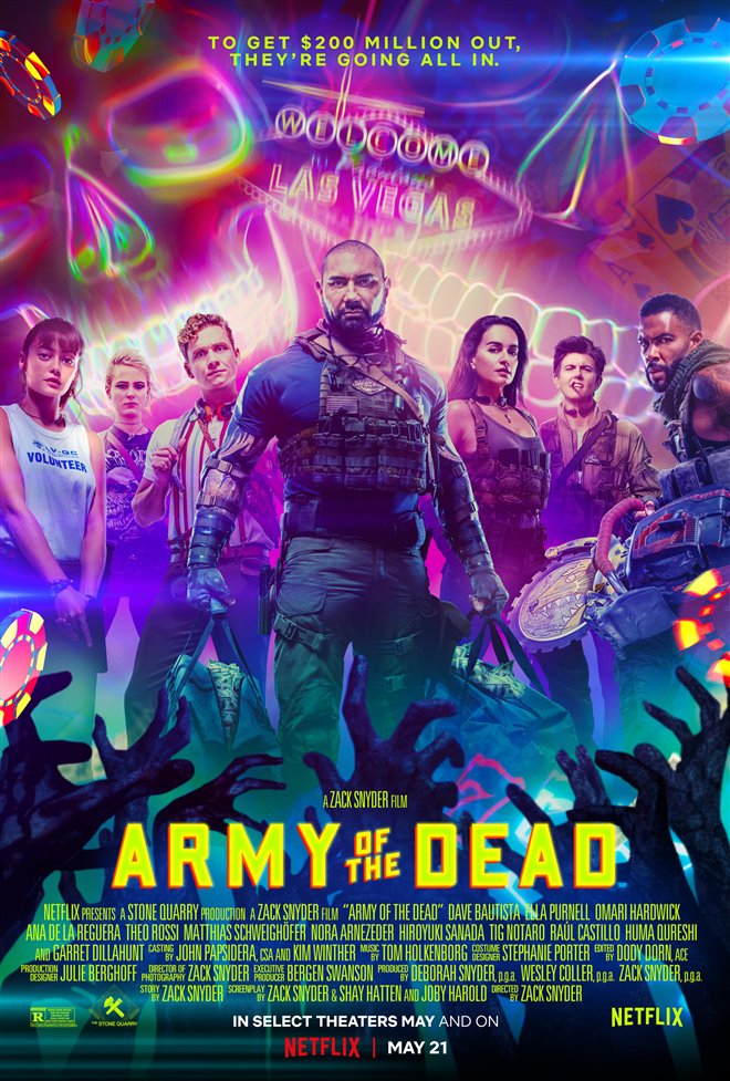Army of the Dead movie large poster.
