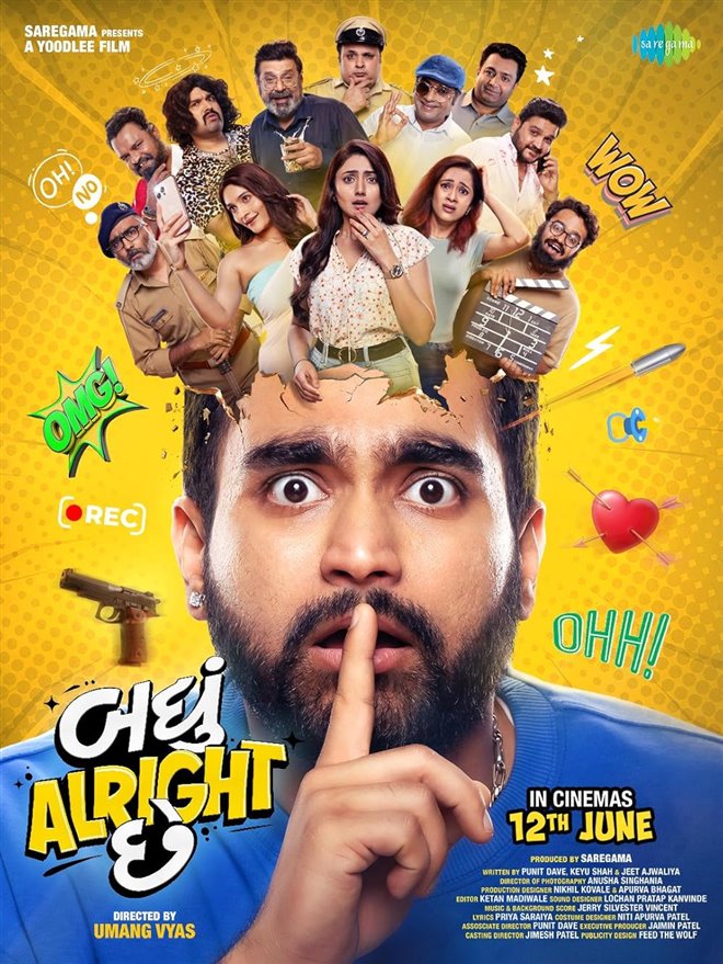 Badhu Alright Chhe Large Poster