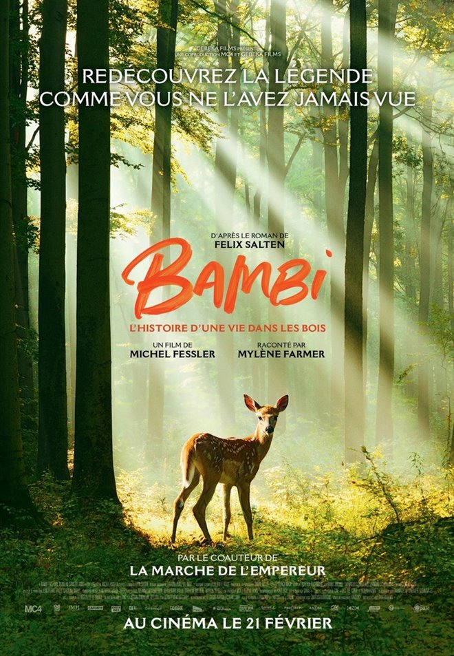 Bambi, l'histoire d'une vie dans les bois Large Poster