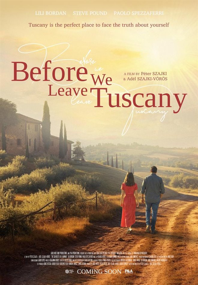 Before We Leave Tuscany Large Poster