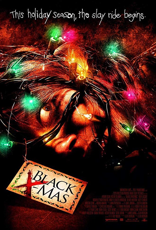Black Christmas Large Poster