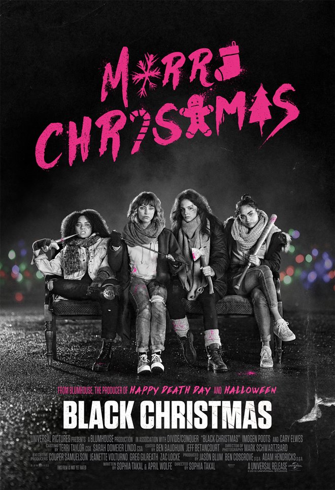 Black Christmas Large Poster