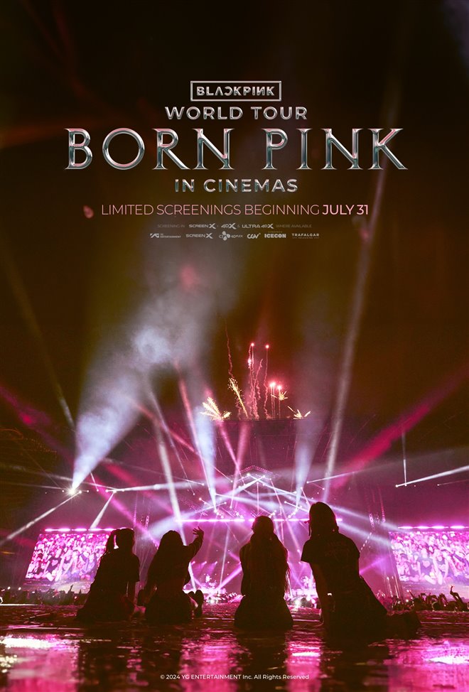 BLACKPINK WORLD TOUR [BORN PINK] IN CINEMAS Large Poster