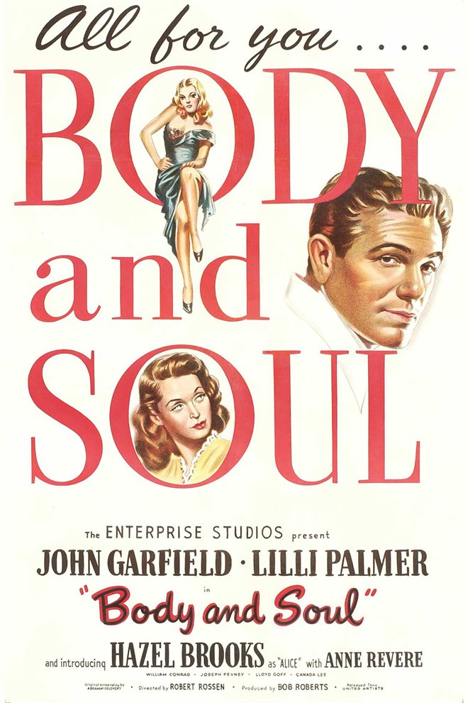 Body and Soul Large Poster