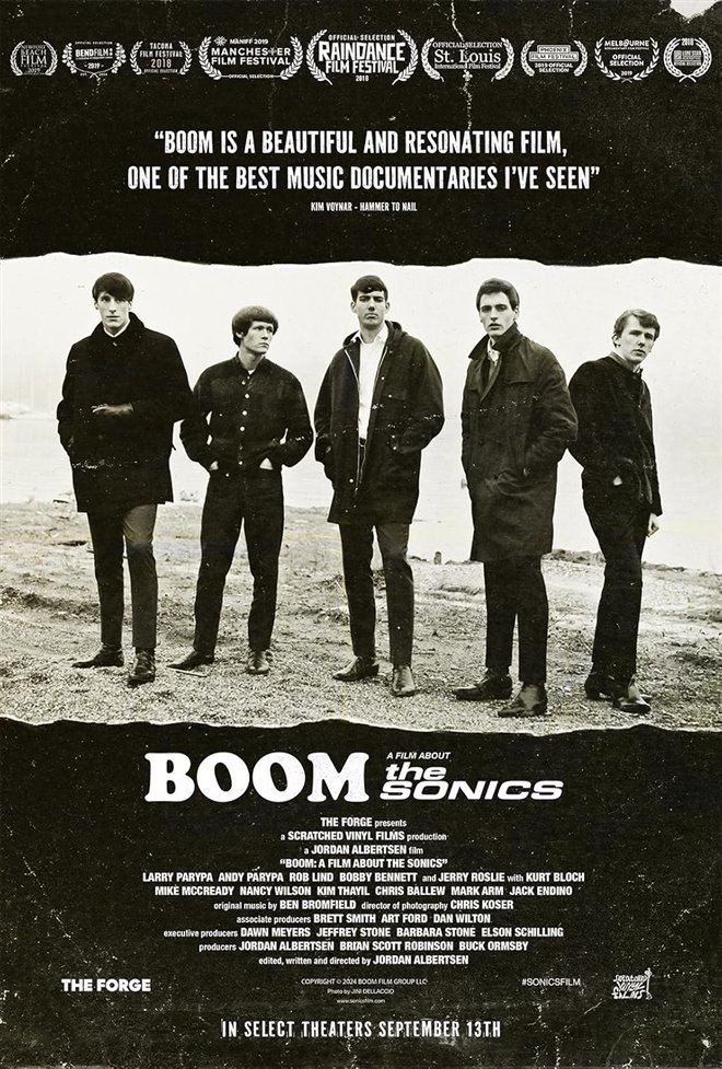 Boom: A Film About the Sonics Large Poster