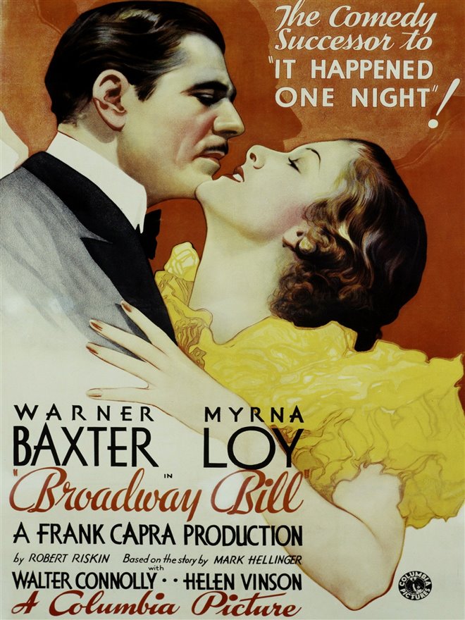 Broadway Bill (1934) Large Poster