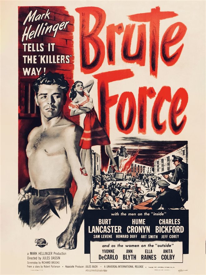 Brute Force (1947) Large Poster