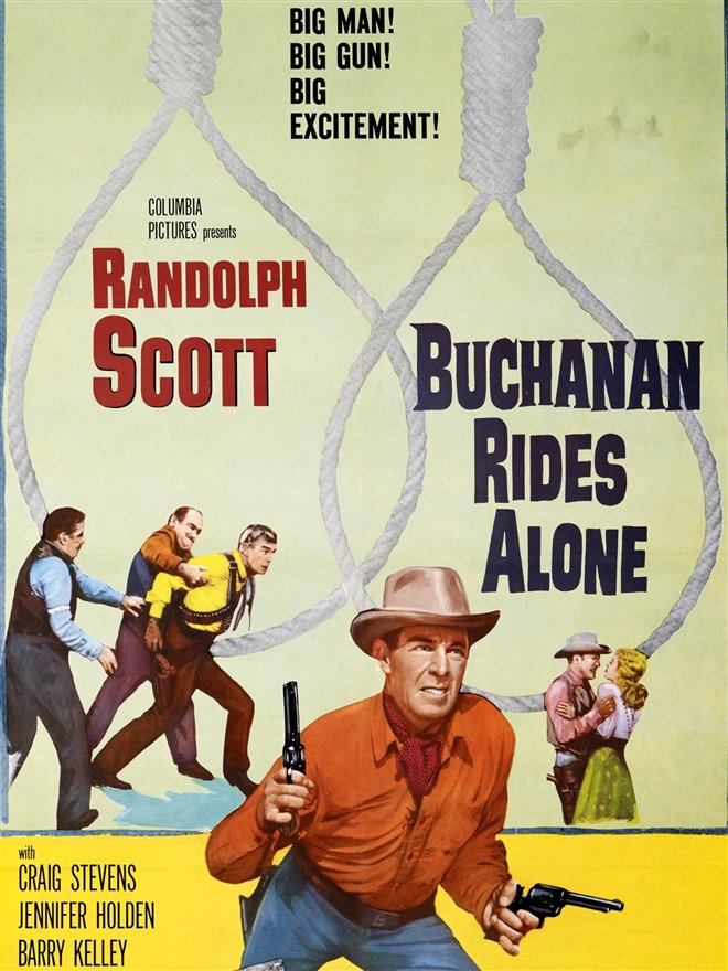 Buchanan Rides Alone (1958) Large Poster