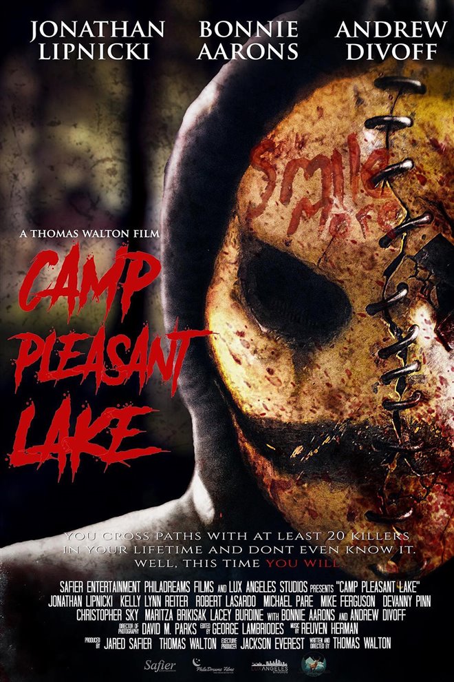 Camp Pleasant Lake Large Poster