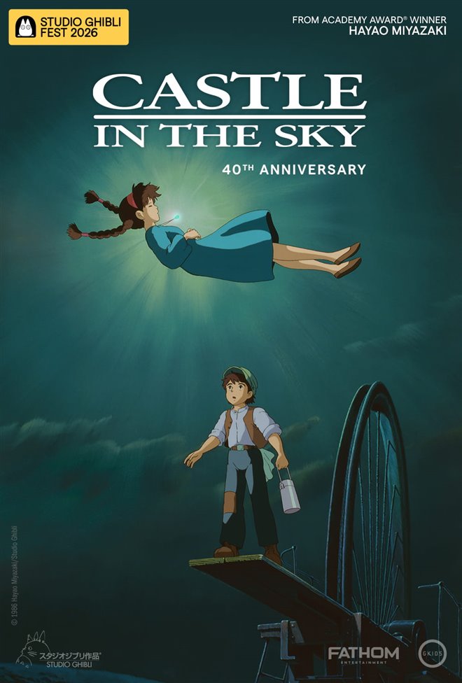 Castle in the Sky 40th Anniversary - Studio Ghibli Fest 2026 Large Poster