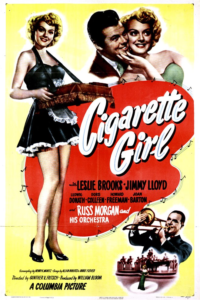 Cigarette Girl Large Poster