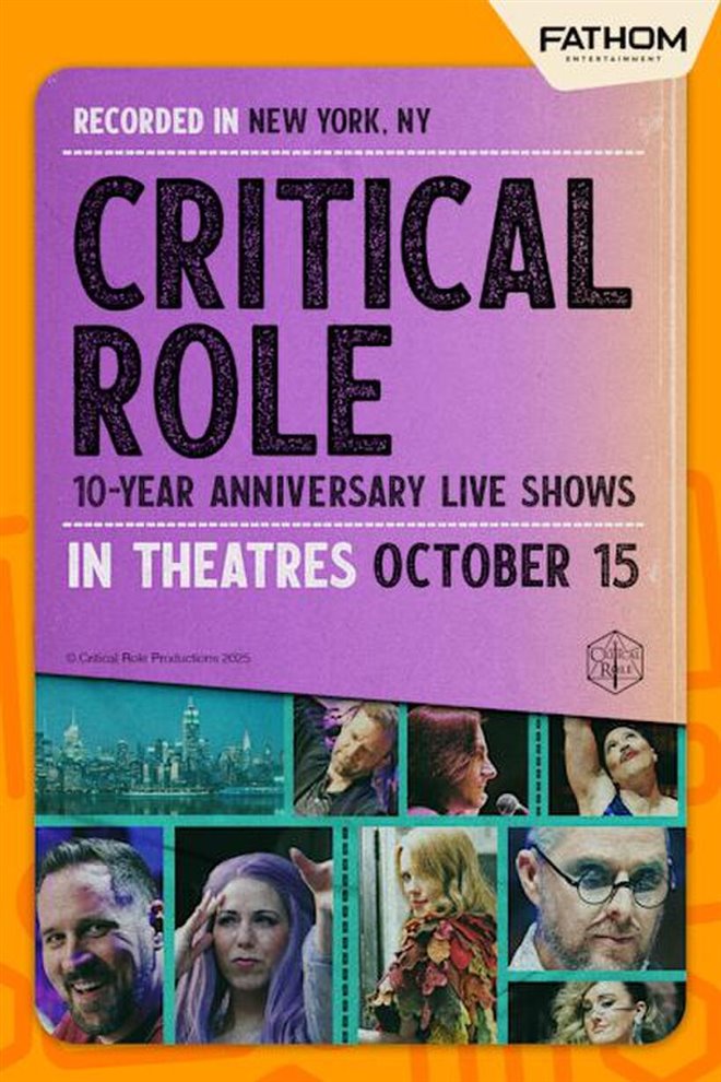 Critical Role Live: NYC Radio City Music Hall Large Poster