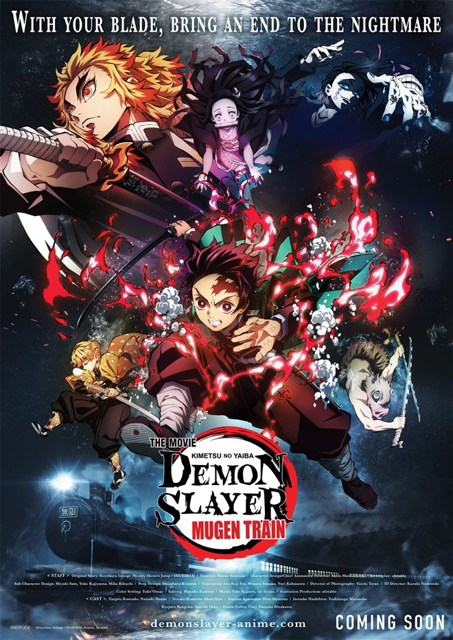 Demon Slayer the Movie: Mugen Train (v.o.s-.t.f.) Large Poster