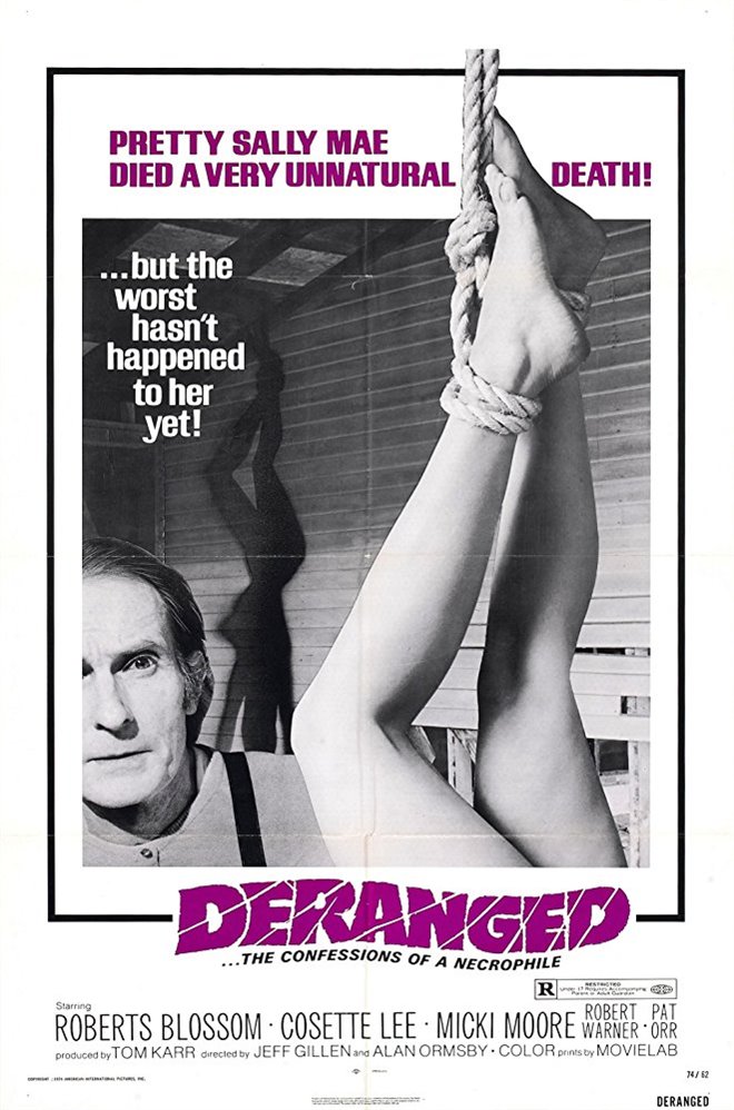 Deranged: The Confessions of a Necrophile Large Poster