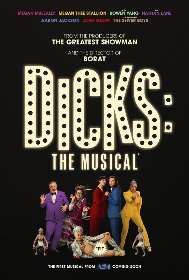 Dicks: The Musical movie large poster.