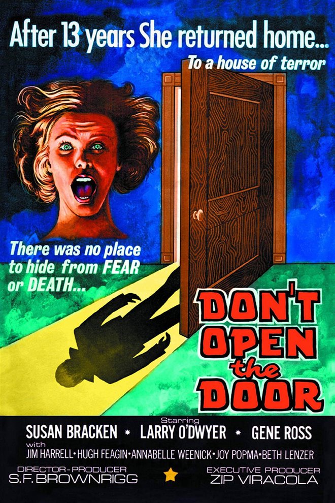Don't Open the Door Large Poster