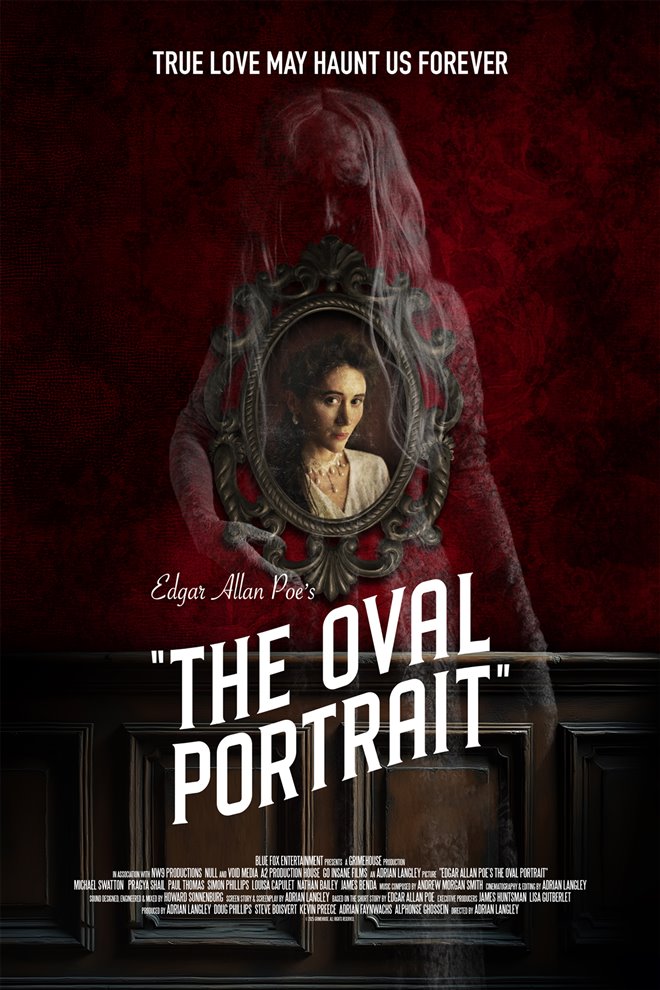 Edgar Allan Poe's the Oval Portrait Large Poster