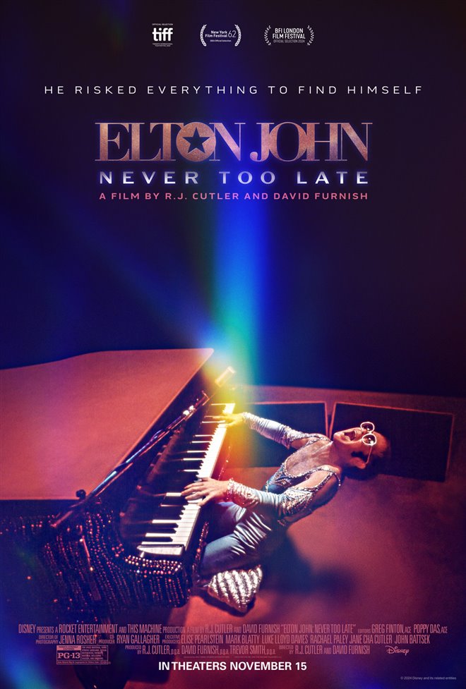 Elton John: Never Too Late Large Poster