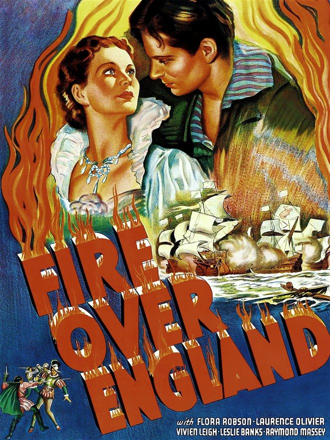 Fire Over England Large Poster