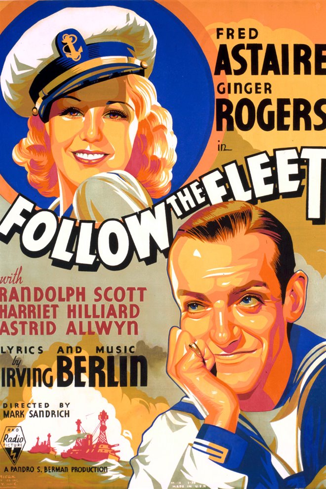 Follow the Fleet (1936) Large Poster