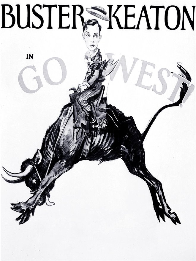 Go West Large Poster