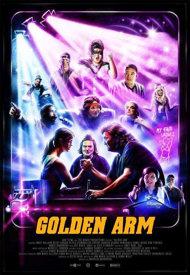 Golden Arm Large Poster