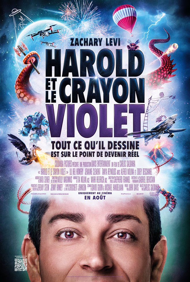 Harold et le crayon violet Large Poster