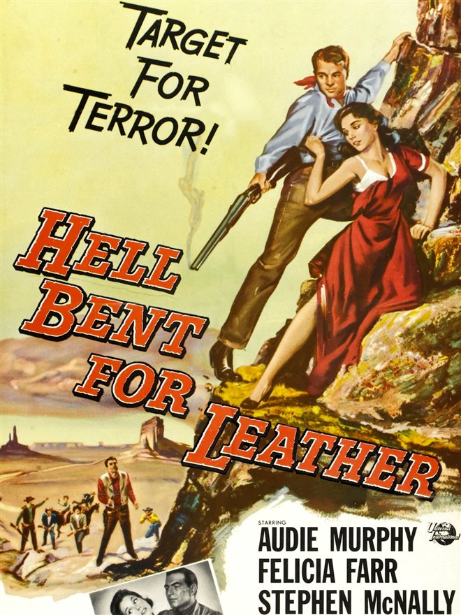 Hell Bent for Leather Large Poster