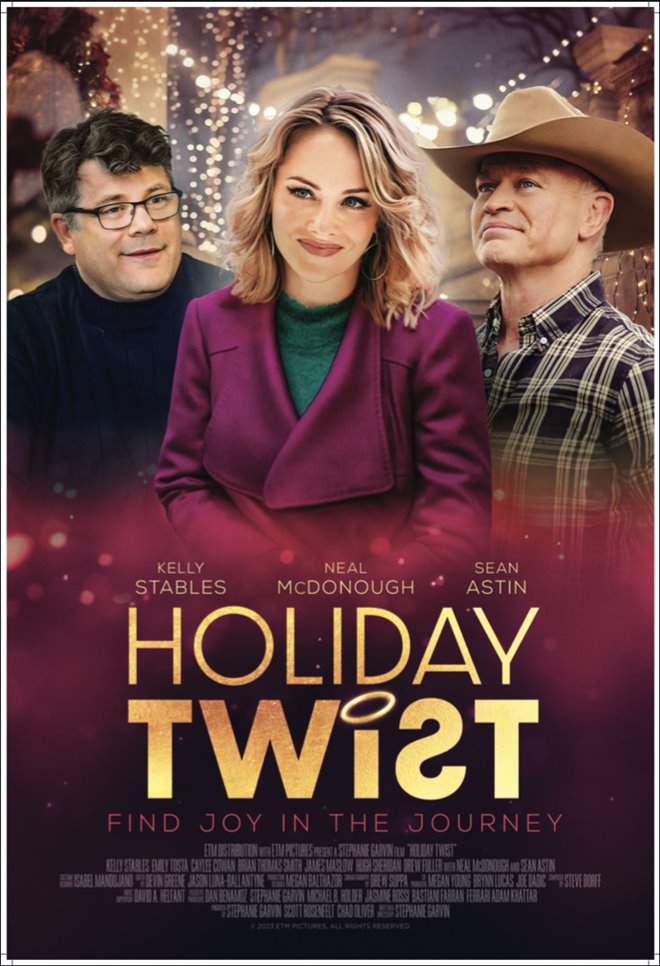 Holiday Twist Large Poster